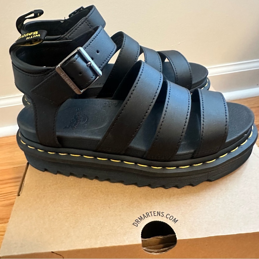 Free People Dr. Martens Blaire Flatform Sandals - Picture 5 of 9
